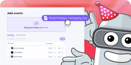 Importing birthdays and anniversaries in BirthdayBot