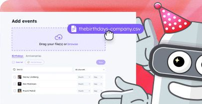 Importing birthdays and anniversaries in BirthdayBot