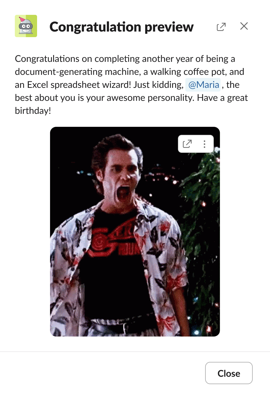 Slack Birthday Bot setup - automated birthday and anniversary cards ...